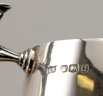 Transvaal Scottish Regiment Sterling Silver Art Deco Trophy - Mappin & Webb